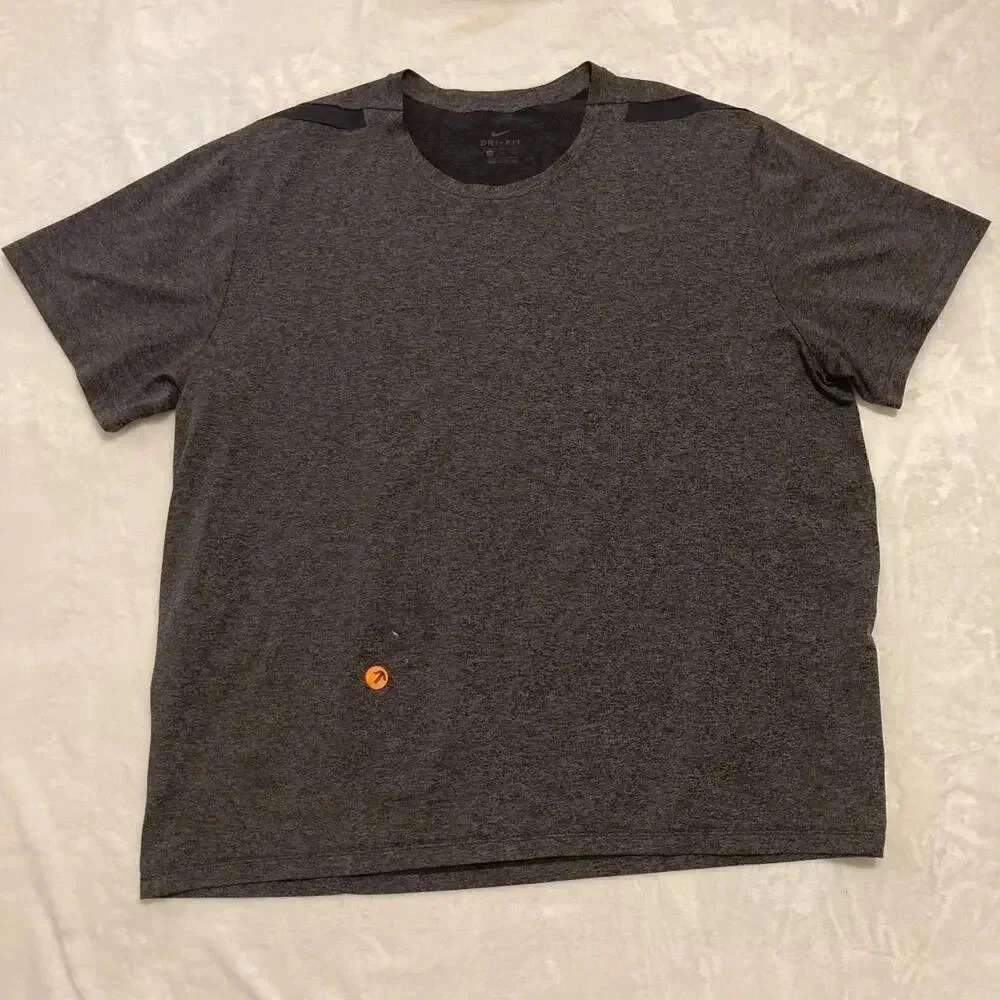 Nike Dri-FIT‎ T-Shirt (Dark Gray) Men Size 2XL